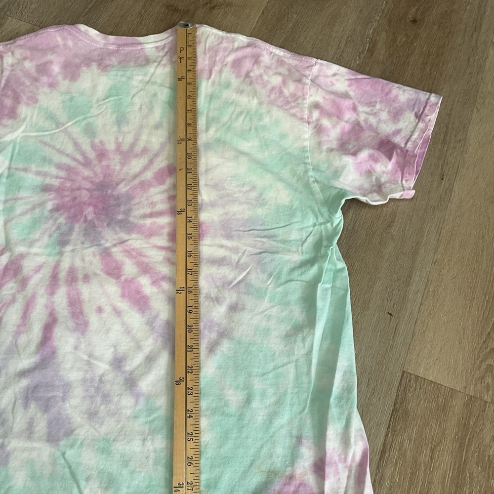 Def Leppard - High n Dry Short Sleeve Shirt - Multicolor Tie Dye - Size X-Large - Picture 10 of 11